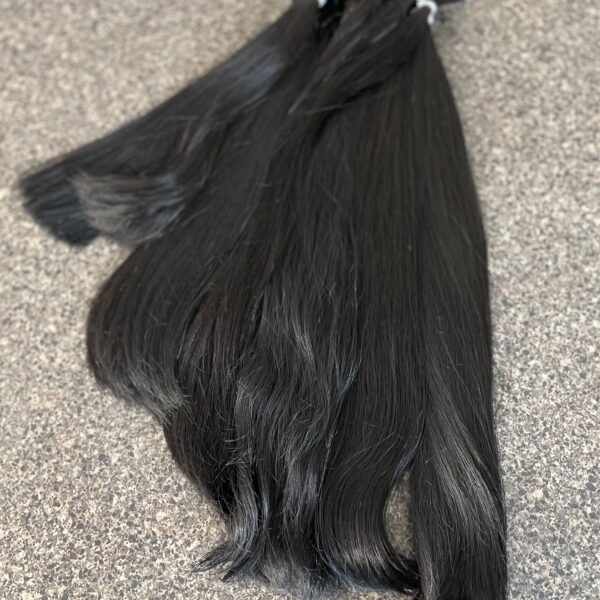 1N Remy Indian double drawn human hair hammerhead strands all lengths straight and wavy